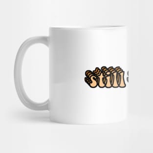 Tiktok Peach Orange Still Softish Sticker Mug